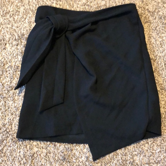 Who what wear black wrap skirt - Picture 1 of 4